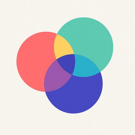 Смешение цветов RGB — цветовая палитра